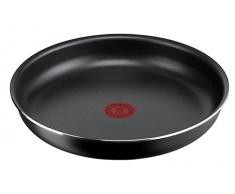 Lagostina Ingenio Essential Plus Padella Ø 22 cm, Padella Antiaderente in Alluminio per Gas e Forno, con Indicatore di Cottura Thermosignal, Utilizzabile con Manico Amovibile