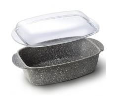 Accademia Mugnano ROSTIERA Cuore di Pietra, Alluminio, Grigio, Media, 3 unità