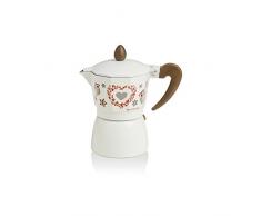 BRANDANI 54057 CAFFETTIERA INCANTO 3 TAZZE ALLUMINIO MOKA 8,5X14X16H