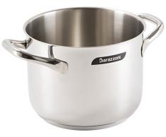 Barazzoni Chef Line Pentola, Acciaio inox 18/10, Diametro cm 20, Litri 5. Made in Italy.