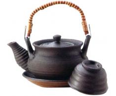 Maruyoshi pottery La Ciotola di Terracotta teiera di Vapore Set Forma Affumicato M64 – 2221