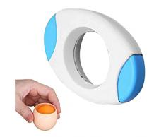 New Egg Cutter Topper - Affetta uova per uova sode - Cracker per uova in acciaio inossidabile Semplice da usare - Idee pratiche Utensili da cucina Apriuova Portatile e facile da riporre (tre colori)