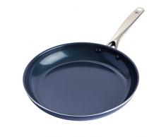 Blue Diamond Padella Antiaderente in Alluminio, Senza PFAS, Adatta a Tutti i Tipi di Fornelli, Induzione, Forno e Lavastoviglie, 32 cm, Blu