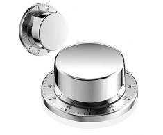 Newaner Timer Da Cucina Meccanico, Timer Cucina Magnetico Adsorbibile, Timer In Acciaio Inossidabile, Conto Alla Rovescia Rotante Da 60 Minuti Facile Da Usare Per Cucinare Dolci Cuocere Uova Sode