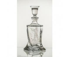 Crystaljulia Whiskey Caraffa, Vetro, 850Â ML, 14,5Â x 14,5Â x 28Â cm