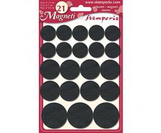 Calamite magneti medi misure miste 1,9cm/2,2/3,00cm 21pz Stamperia magnete calamita frigorifero