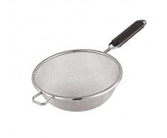Paderno 12622-16 Colino a Rete – Scolapasta con manico Abs antiscottatura, ideale per filtrare, scolare e setacciare, rete in acciaio Inox, diametro 16 cm
