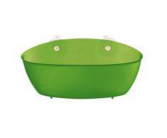 Koziol 5240543 - Contenitore porta spugne sapone shampoo splash con ventosa verde