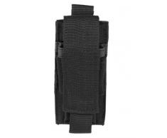 Fodero Miltec Pouch porta torcia coltello caricatore NERO