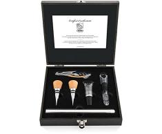 Laguiole Style de Vie Set cavatappi, set da sommelier, 6 pezzi, legno di quercia