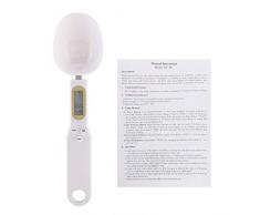 BOLORAMO Cucchiaio dosatore elettronico, Cucchiaio dosatore elettronico Multi Bilancia Digitale con Display LCD per cuocere e cuocere la Polvere per Dolci