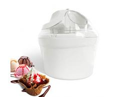Leogreen - Gelatiera elettrica 1.4 L Macchina Gelato, Sorbet e Yogurt Gelato, Macchina per gelatina senza BPA, Facile da usare, Made in 15-30 Timer