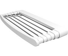GIMI Telepack 50 Stendibiancheria da Parete in Resina e Alluminio, 3.5 m Stendibili