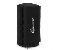 SANGEN Borsa portaoggetti da campeggio, secchiello da cucina, borsa per asciugamani di carta multifunzionale da appendere, custodia in carta arrotolabile creativa con cinturino regolabile e design con