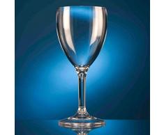 6 Bicchieri da vino indistruttibili 31,2 CL, Policarbonato Trasparente