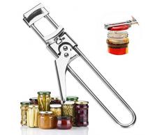 Apribarattoli,Cavatappi,Multifunzione Apriscatole,Apribottiglie Manuale,Apriscatole in Inossidabile,Cavatappi Universale,per Cucina, Ristorante, Anziani, Donne, Bambino, Artrite