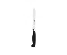 ZWILLING 31070-131 Coltello Universale, Acciaio Inossidabile, Nero, 13 cm