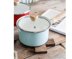 Pentolino Latte Pentole Pentola Acciaio Inox Spaghetti Manico Cottura Cucine Amazon Vaso In Vetro Con Manico Singolo Manico In Legno Vaso Minestra Smaltato 珐 琅 Vaso Per Latte 15 Cm