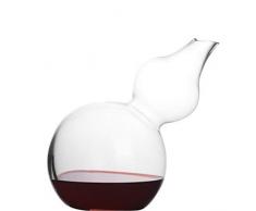 ChengBeautiful Decanter Zucca di Cristallo Bottiglia di Vino Fiaschetta Vino Rosso Decanter Domestica di Cristallo del Vino Splitter (Colore : Photo Colors, Size : 23.5x23cm)