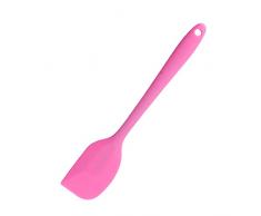 JeoPoom Spatole in Silicone, Spatola Cucina, Resistente al Calore Antiaderenti Utensili da Cucina in Silicone, per Utensili da Cucina per Torte al Burro Utensili da Cucina, Antiaderenti(Rosa)
