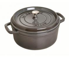 STAUB La Cocotte Casseruola con cestello, Ghisa, Grigio, 26 cm