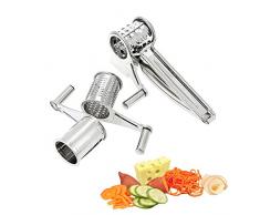 Decdeal Manuale Formaggio Grattugia Affettatrice Multiuso Formaggi Carote Cetrioli Cutter Shredder