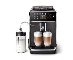 Saeco GranAroma Macchina da Caffè Automatica - 14 Bevande, Display a Colori Intuitivo, 4 Profili Utente, Macinacaffè in Ceramica (SM6580/10)