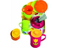 SET DA TE IN PLASTICA CON VASSOIO 12+