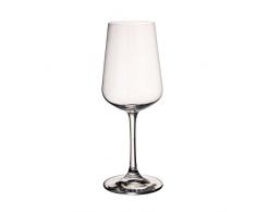 Villeroy & Boch Ovid Calici da Vino Bianco, 380 ml, Cristallo, Trasparente, Set da 4