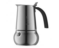 Bialetti Kitty Moka, Acciaio Inox, 6 Tazze