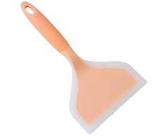 Spatola in Silicone Spatola per Pancake in Silicone Spatola Pizza Spatola Crepes Resiste Al Calore e Ai Graffi per Frittate di Uova Fritte Hamburger Tamagoyaki per Padelle e Pentole Rivestite