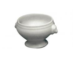 Paderno 44379-05 Zuppiera Testa di Leone, 11 cm, Porcellana