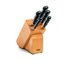 Fissler Ceppo Coltelli Alaska, 6 Pezzi, Multicolore, Acciaio Al Cromo