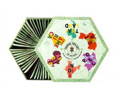 ACORUS Set di Tè da Viaggio | Viaggio dei tuoi sogni intorno al mondo con una selezione di tè che non hai mai assaggiato prima | 6 sapori di destinazioni diverse | Set tè regalo | 60 bustine di tè