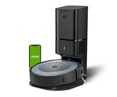 iRobot Roomba i5+ (i5652) Robot aspirapolvere WiFi, svuotamento automatico, adatto per chi ha animali domestici, memorizza la planimetria della casa, programmabile, compatibile con assistente vocale