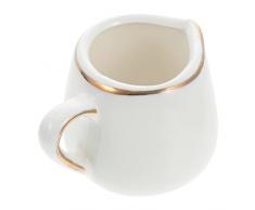 Tbkoly Brocca for scrematrice in Ceramica Mini brocche for Crema caffè Latte for scrematrice Brocca Salsa for Salse for Barche Contenitore for Server in Porcellana Zuccheriera for Latte di Tacchino