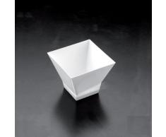 COPPETTE PLASTICA PAGODA 120CC 25PZ BIANCO - FINGER FOOD DEGUSTAZIONE BICCHIERI