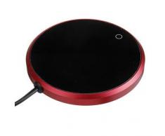 RanDal Riscaldatore Di Vetro Termico Da 15 W Ptc Latte Tè Caffè Bevanda Calda Tazza Scalda Tazza Tappetino - Rosso