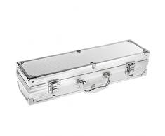 Bruzzzler Set posate da grill in acciaio inox, 3 pezzi, in valigetta