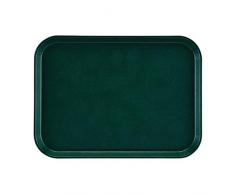 Cambro DS519 Epictread - Vassoio rettangolare in fibra di vetro, antiscivolo, 41,5 x 30,5 cm, colore: Verde scuro