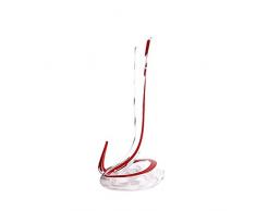 Yytcsjz Decanter per Vino Cobra in Cristallo, Caraffa per Vino Rosso a Forma di Serpente Creativo, Decanter per Vino in Vetro soffiato a Mano, per Vino, Bourbon, Brandy, liquori, succhi