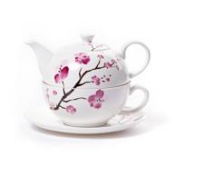Set da tè Shamila Cherry Blossom, per 1 persona