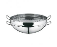 WMF 07.9256.6040 Wok con Cestello, Acciaio Inox, 36 cm
