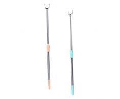 Cabilock 2 Pz Stendibiancheria Stendibiancheria Retrattile In Acciaio Inox Retractil De Armadio Gancio Palo Regolabile Armadio Pole Vestiti Gancio Pole Vestiti Regolabili Palo Portata Palo