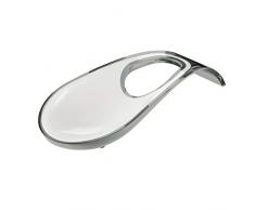 Guzzini . 28560092 Poggiamestolo Bicolore Bianco Grigio Cucina Appoggia Cucchiaio
