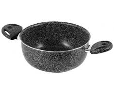 Home Casseruola Due Manici Antiaderente Stone Cm18 Pentole E Preparazione Cucina, Antracite, 18 cm