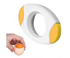 New Egg Cutter Topper - Affetta uova per uova sode - Cracker per uova in acciaio inossidabile Semplice da usare - Idee pratiche Utensili da cucina Apriuova Portatile e facile da riporre (tre colori)