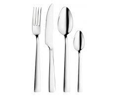 Pintinox Set da 24 Posate Serie Gourmet, in Acciaio Inox Nichel Free, Made in Italy (6 persone)
