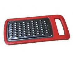 Affettatrice manuale / affettatrice manuale / grattugia / taglierina del formaggio dell'acciaio inossidabile con la scatola del contenitore, dimensione di colore rosso 5.5 x 2.5 pollici