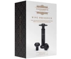 Bar Craft Set per bottiglie di vino con 2 tappi e 1 pompa per sottovuoto